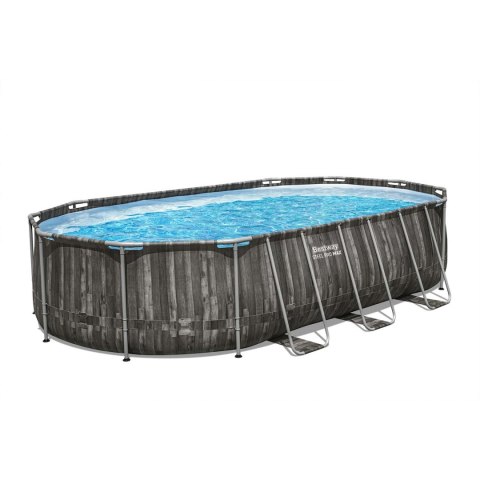 Basen ogrodowy stelażowy 610 x 366 x 122 cm 18w1 Bestway 5611R
