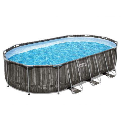 Basen ogrodowy stelażowy 610 x 366 x 122 cm 18w1 Bestway 5611R