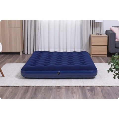 Materac dmuchany 191x132x22 cm z pompką tłokową Bestway 67002