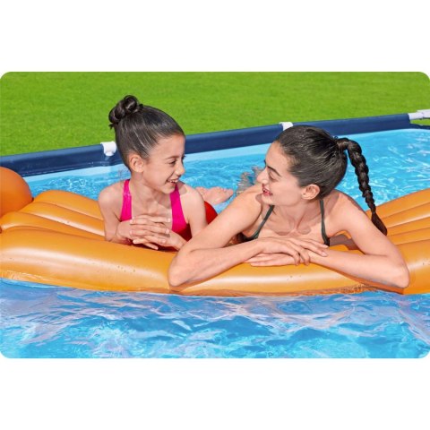 Basen ogrodowy stelażowy 400 x 211 x 81 cm 15w1 Bestway 56405N