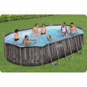 Basen ogrodowy stelażowy 610 x 366 x 122 cm 18w1 Bestway 5611R