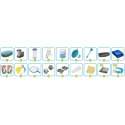 Basen ogrodowy stelażowy 610 x 366 x 122 cm 18w1 Bestway 5611R