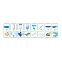 Basen ogrodowy stelażowy 260 x 160 x 65 cm zestaw 15w1 INTEX 28271