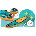 Deska SUP Aquasurf 320 x 84 x 15 cm Neo-Sport 170214