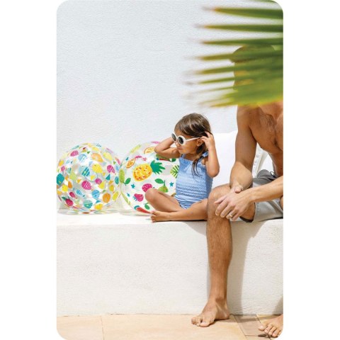 Dmuchana piłka plażowa wesołe rybki 51 cm INTEX 59040