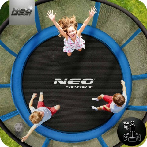 Trampolina ogrodowa 10ft/312cm z siatką zewnętrzną i drabinką