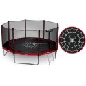 Trampolina ogrodowa 14ft/435cm z siatką zewnętrzną i drabinką Neo-Sport