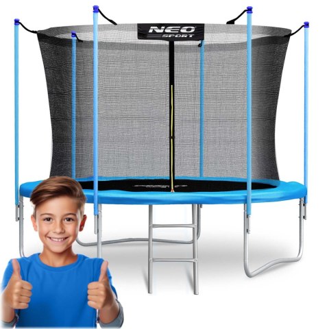 Trampolina ogrodowa 6ft/183cm z siatką wewnętrzną i drabinką