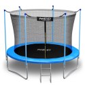 Trampolina ogrodowa 8ft/252cm siatka wewnętrzna i drabinką