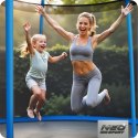 Trampolina ogrodowa 8ft/252cm siatka wewnętrzna i drabinką