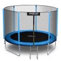 Trampolina ogrodowa 8ft/252cm siatka zewnętrzna i drabinką