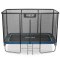 Trampolina ogrodowa prostokątna 12x8ft/366x244cm z siatką zewnętrzną i drabinką Neo-Sport