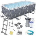 Basen ogrodowy stelażowy 412 x 201 x 122 cm 11w1 Bestway 56722