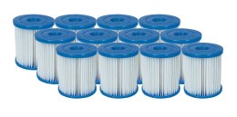 Filtr do pompy filtrującej Typ II - komplet 12 SZT Bestway 58094