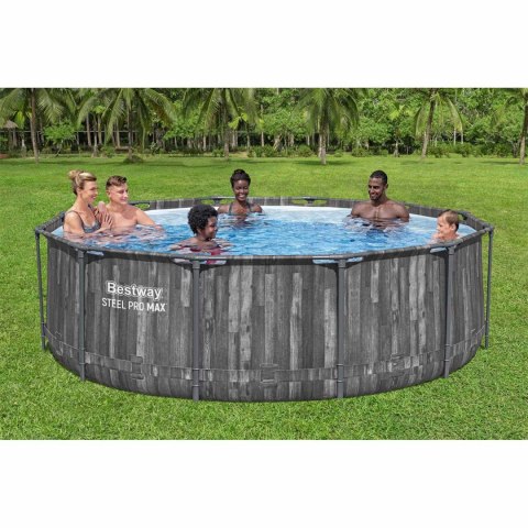 Basen ogrodowy stelażowy 366 x 100 cm 10w1 Bestway 5614X