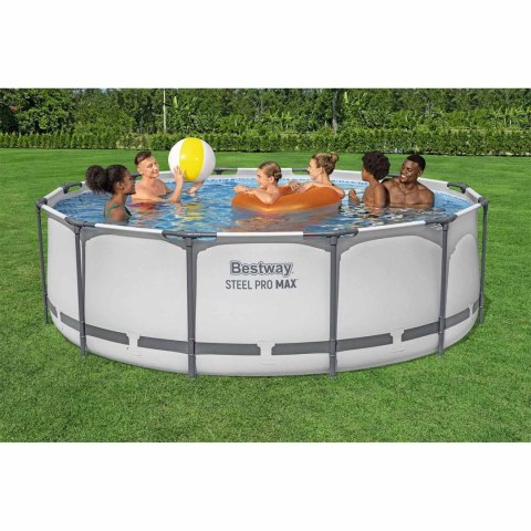 Basen ogrodowy stelażowy 366 x 100 cm 17w1 Bestway 56418