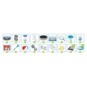 Basen ogrodowy stelażowy 366 x 100 cm 18w1 Bestway 56709