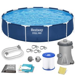 Basen ogrodowy stelażowy 366 x 76 cm 7w1 Bestway 56681
