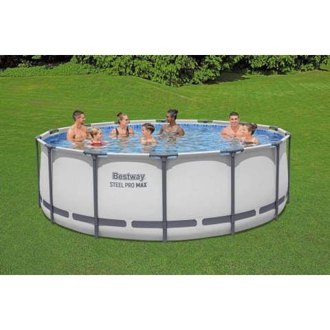Basen ogrodowy stelażowy 427 x 122 cm 12w1 Bestway 5612X