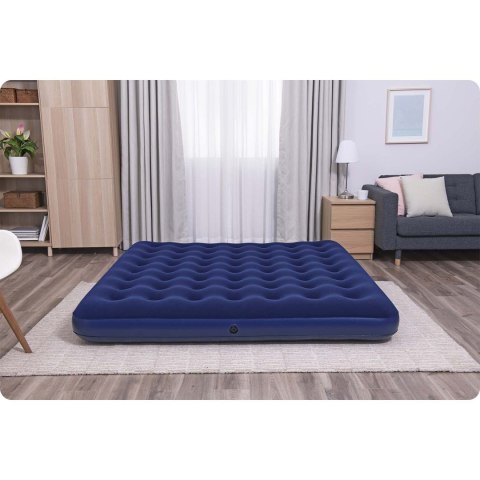 Materac dmuchany 203x183x22 cm z pompką tłokową Bestway 67004