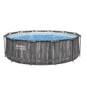 Basen ogrodowy stelażowy 366 x 100 cm 18w1 Bestway 5614X + maszynka do baniek GRATIS
