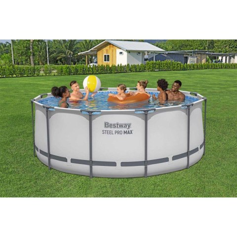 Basen ogrodowy stelażowy 366 x 122 cm 18w1 Bestway 56420 + maszynka do baniek GRATIS