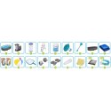 Basen ogrodowy stelażowy 610 x 366 x 122 cm 18w1 Bestway 5611R