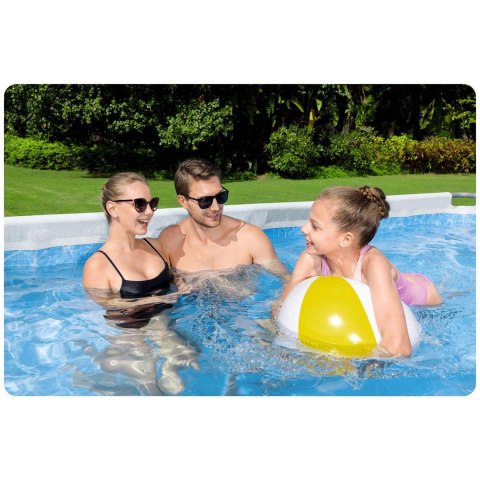 Basen stelażowy ogrodowy 412 x 201 x 122 cm 11w1 Bestway 56456N