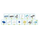 Basen ogrodowy panelowy całoroczny 610x366x122 cm 13w1 Bestawy 56369