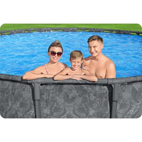 Basen ogrodowy stelażowy 549 x 132 cm 11w1 Bestway 561KC