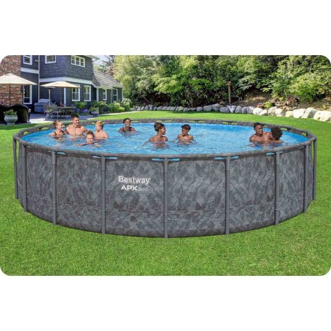 Basen ogrodowy stelażowy 610 x 132 cm 11w1 Bestway 561KE