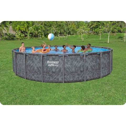 Basen ogrodowy stelażowy 610 x 132 cm 11w1 Bestway 561KE