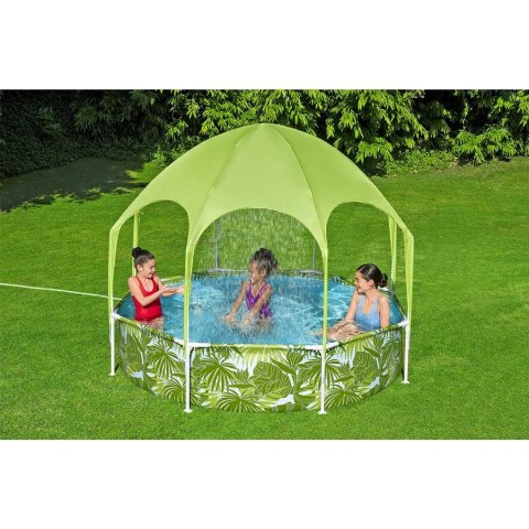 Basen stelażowy dla dzieci z daszkiem 244x51 cm Bestway 56432