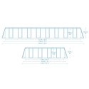 Basen stelażowy ogrodowy 956 x 488 x 132 cm 11w1 Bestway 561KJ