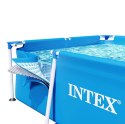 Basen ogrodowy stelażowy 220 x 150 x 60 cm 15w1 INTEX 28270
