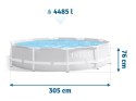 Basen ogrodowy stelażowy Prism Frame 305 x 76 cm INTEX 26700