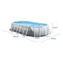 Basen prostokątny 503x274x122cm 18w1 INTEX 26796