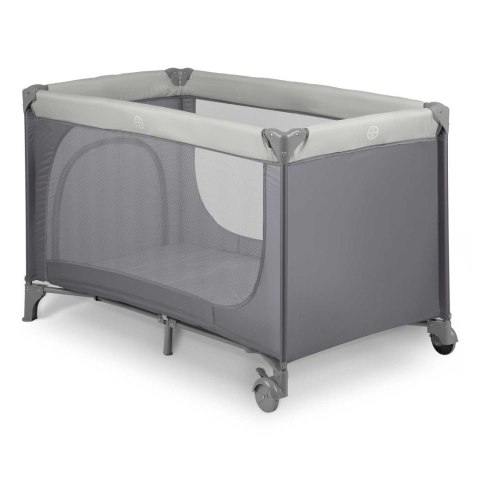 Łóżeczko turystyczne + materac + torba125 x 65 x 78 cm RK-240 jasno szare