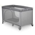 Łóżeczko turystyczne + materac + torba125 x 65 x 78 cm RK-240 szare
