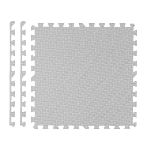 Duża mata piankowa puzzle Ricokids 60x60 cm 4 szt. szare