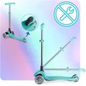Hulajnoga trójkołowa dla dzieci balansowa świecąca w ciemności Ricokids Glow - turkusowa