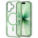 Etui pokrowiec na iPhone 17 MagMat MagSafe - przezroczysto zielone