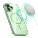 Etui pokrowiec na iPhone 17 MagMat MagSafe - przezroczysto zielone