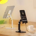 Stojak podstawka uchwyt uniwersalny na smartfon tablet do 13'' - szary