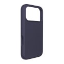 Etui z aluminiowymi przyciskami na iPhone 17 Pro Max Pure Icon Mag Pro Liquid Silicone MagSafe - ciemnoniebieskie