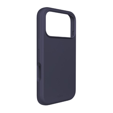 Etui z aluminiowymi przyciskami na iPhone 17 Pro Max Pure Icon Mag Pro Liquid Silicone MagSafe - ciemnoniebieskie