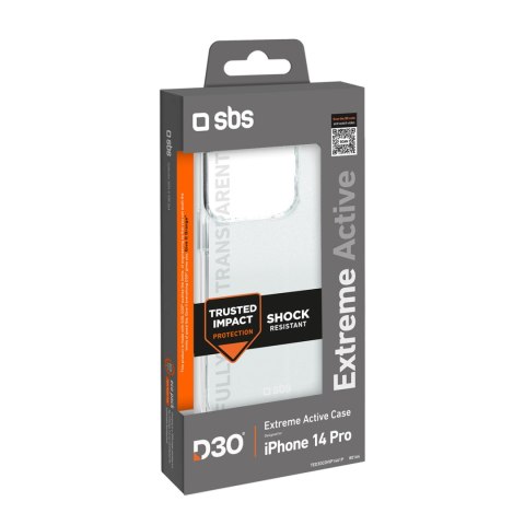 Etui pokrowiec do iPhone 14 Pro D3O - przezroczysty
