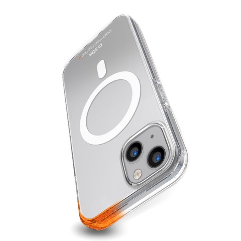 Etui pokrowiec do iPhone 15 D3O MagSafe - przezroczysty