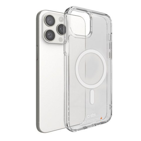 Etui pokrowiec do iPhone 15 Pro Max D3O MagSafe - przezroczysty