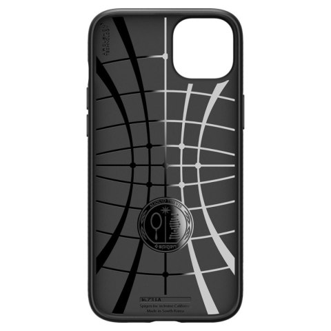 Etui pokrowiec na iPhone 15 Liquid Air - czarny mat